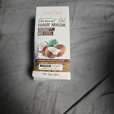 APPROXIMATELY 12 ASSORTED HEALTH AND BEAUTY PRODUCTS INCLUDING COCONUT OIL HAIR MASK , LUSH HAIR EXTENSION AND ASSORTED SCRUNCHIES 