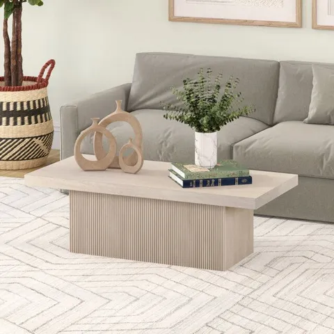 BOXED AULBREE WIDE RECTANGULAR COFFEE TABLE 