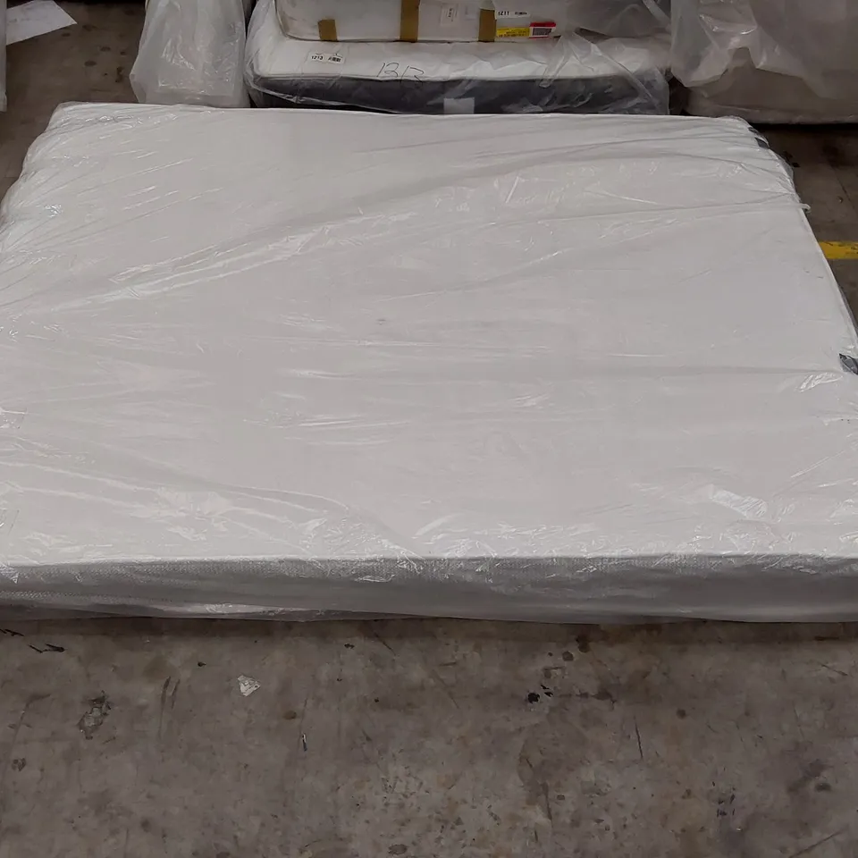 QUALITY BAGGED 4'6" DOUBLE CLOUDS MEMORY SPRUNG OPEN COIL MATTRESS