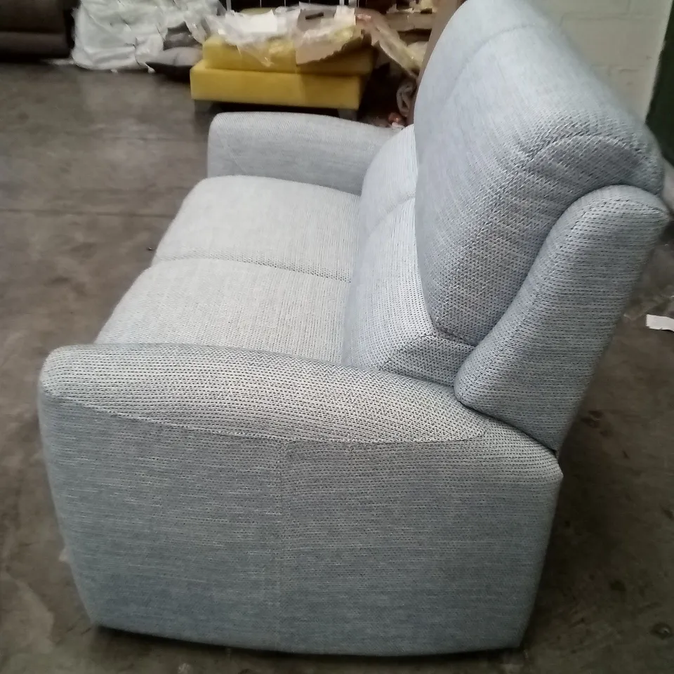 DESIGNER G PLAN HAMILTON 2 SEATER SOFA - DOMASO SKY FABRIC 