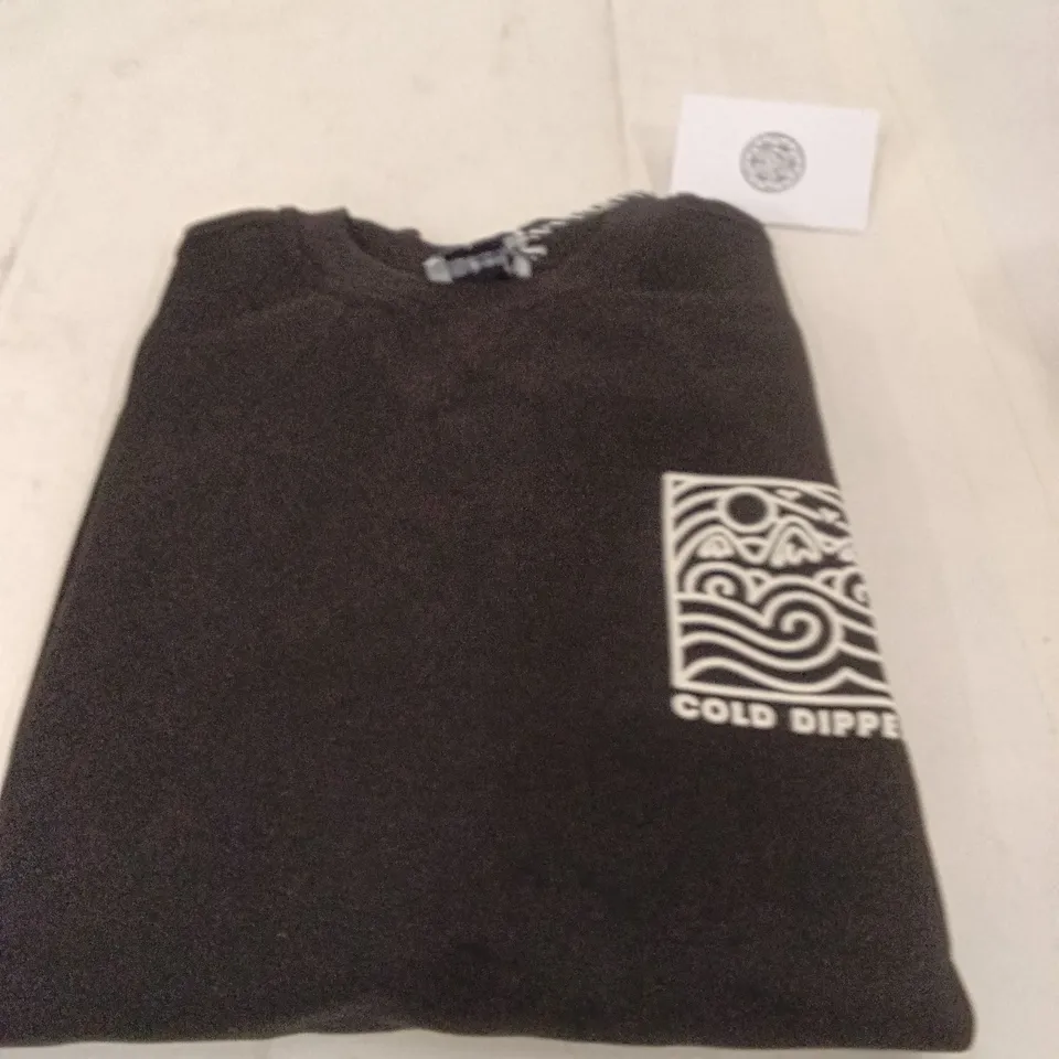 BOX TO CONTAIN BRASS MONKEY SWEATS - BLACK SIZE XL APPROXIMATELY 9