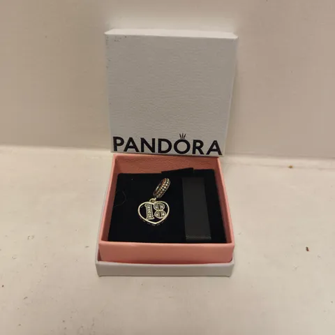 BOXED PANDORA 18TH CELEBRATION DANGLE CHARM