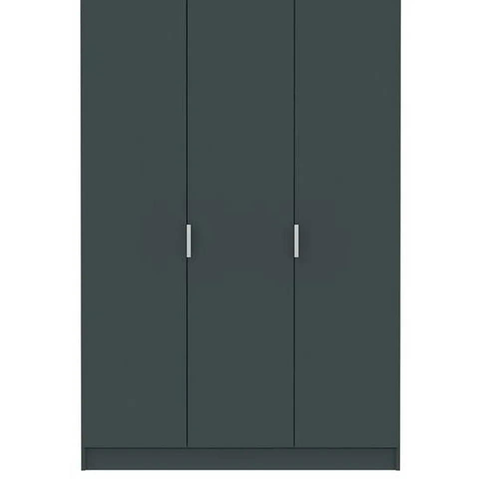 BOXED GRADE 1 LADNER 3 DOOR WARDROBE GREY (2 OF 2 BOXES)