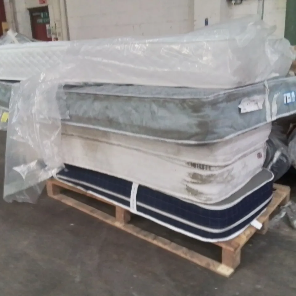 PALLET CONTAINING APPROXIMATELY 5 MATTRESSES SIZES VARY