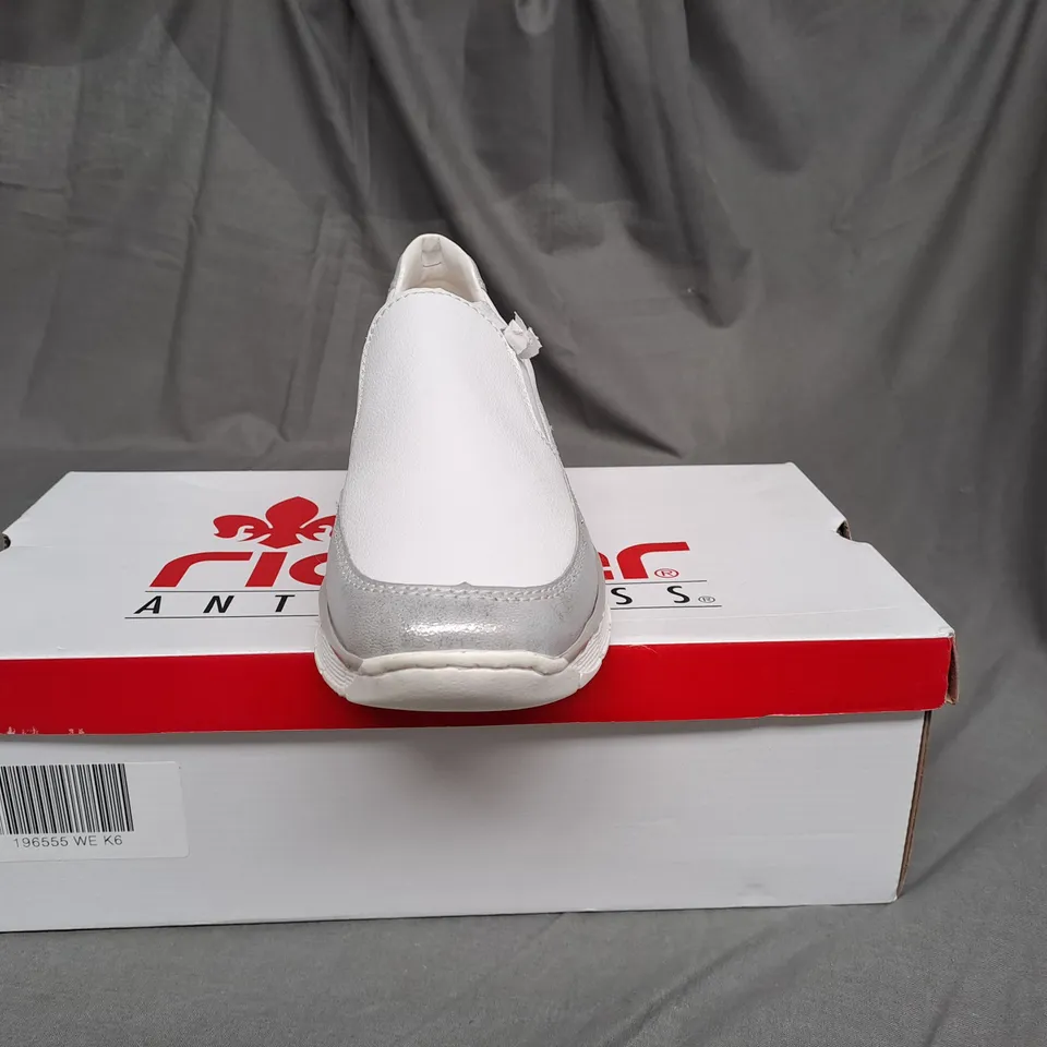 RIEKER ANTISTRESS LADIES WHITE TRAINERS SIZE EU 39