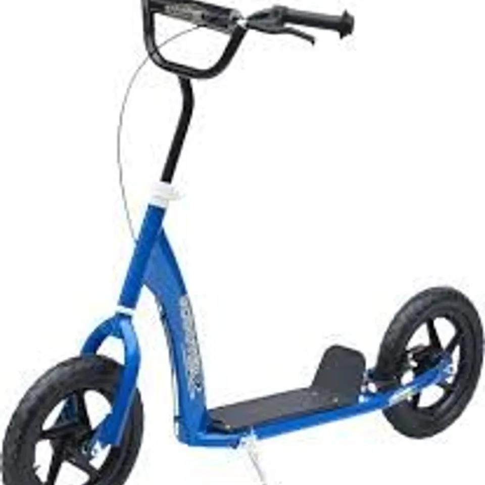 BOXED HOMCOM KIDS SCOOTER KICK SCOOTER - BLUE (1 BOX)