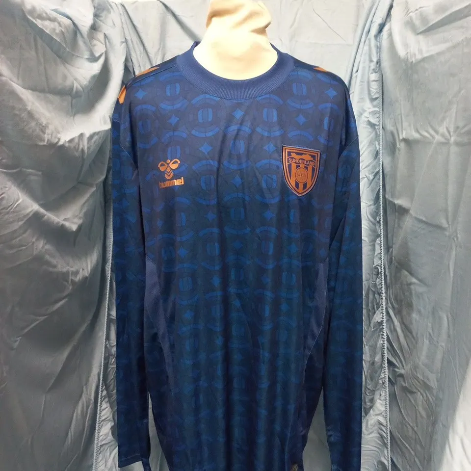 SUNDERLAND AFC HUMMEL FOOTBALL SHIRT – MEN'S XL (SUNDERLAND BLUE)