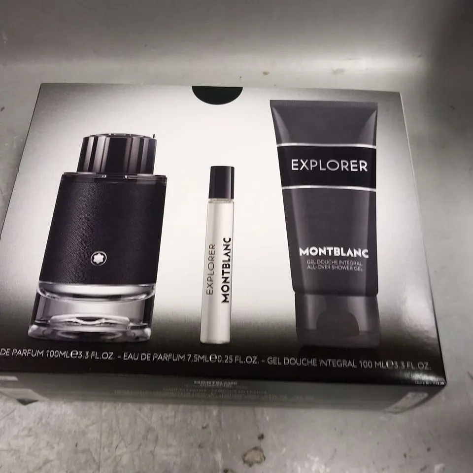 BOXED MONTBLANC EXPLORER GIFT SET