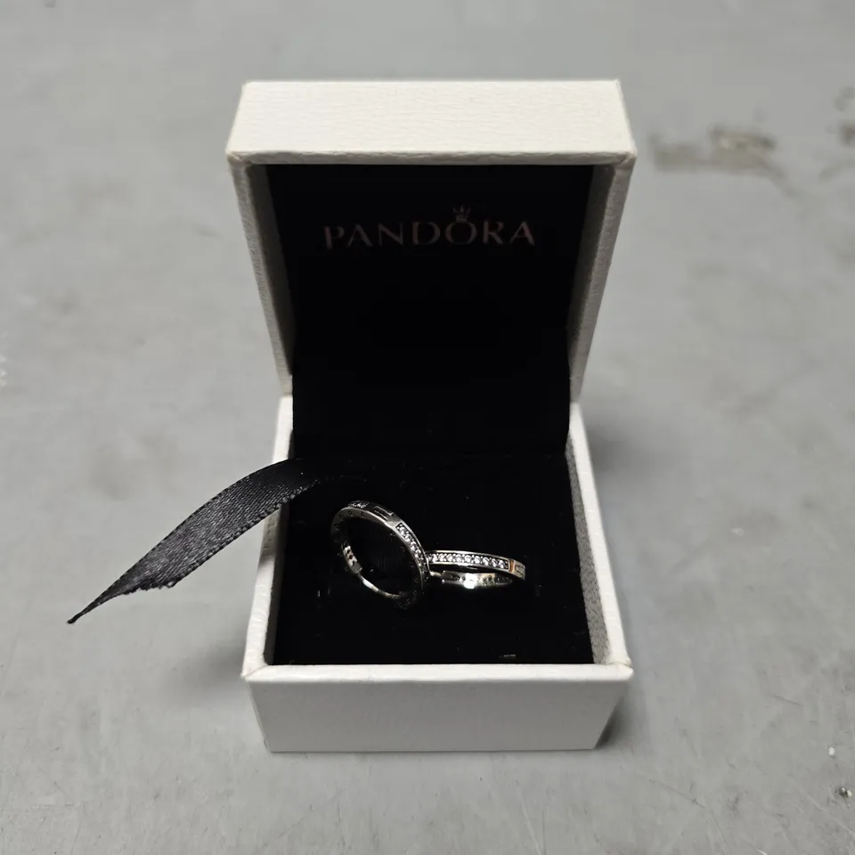 BOXED PANDORA CLIP HOOP EARRINGS