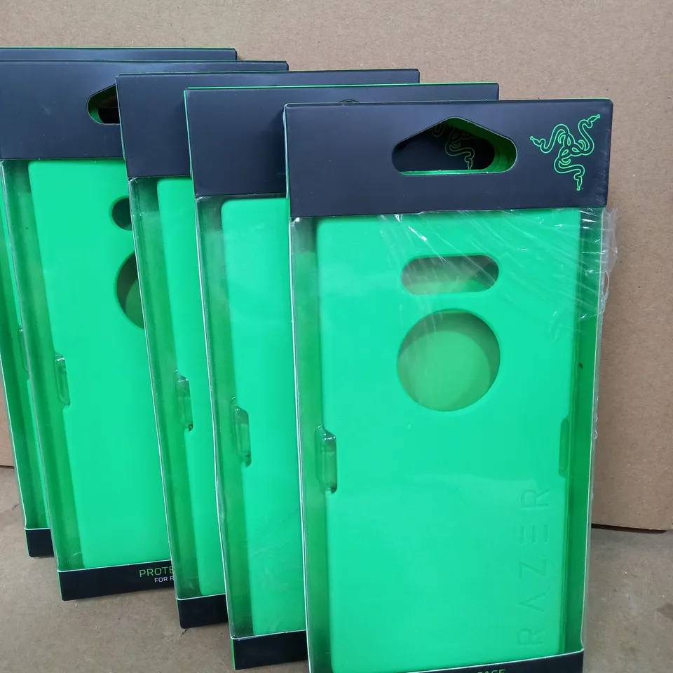 LOT OF 6 RAZER PROTECTIVE CASES (FOR RAZER PHONE 2)