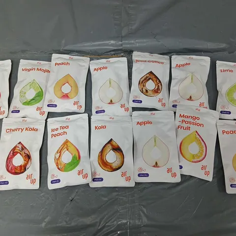 APPROXIMATELY 10 AIR UP POD PACKETS IN VARIOUS FLAVOURS 
