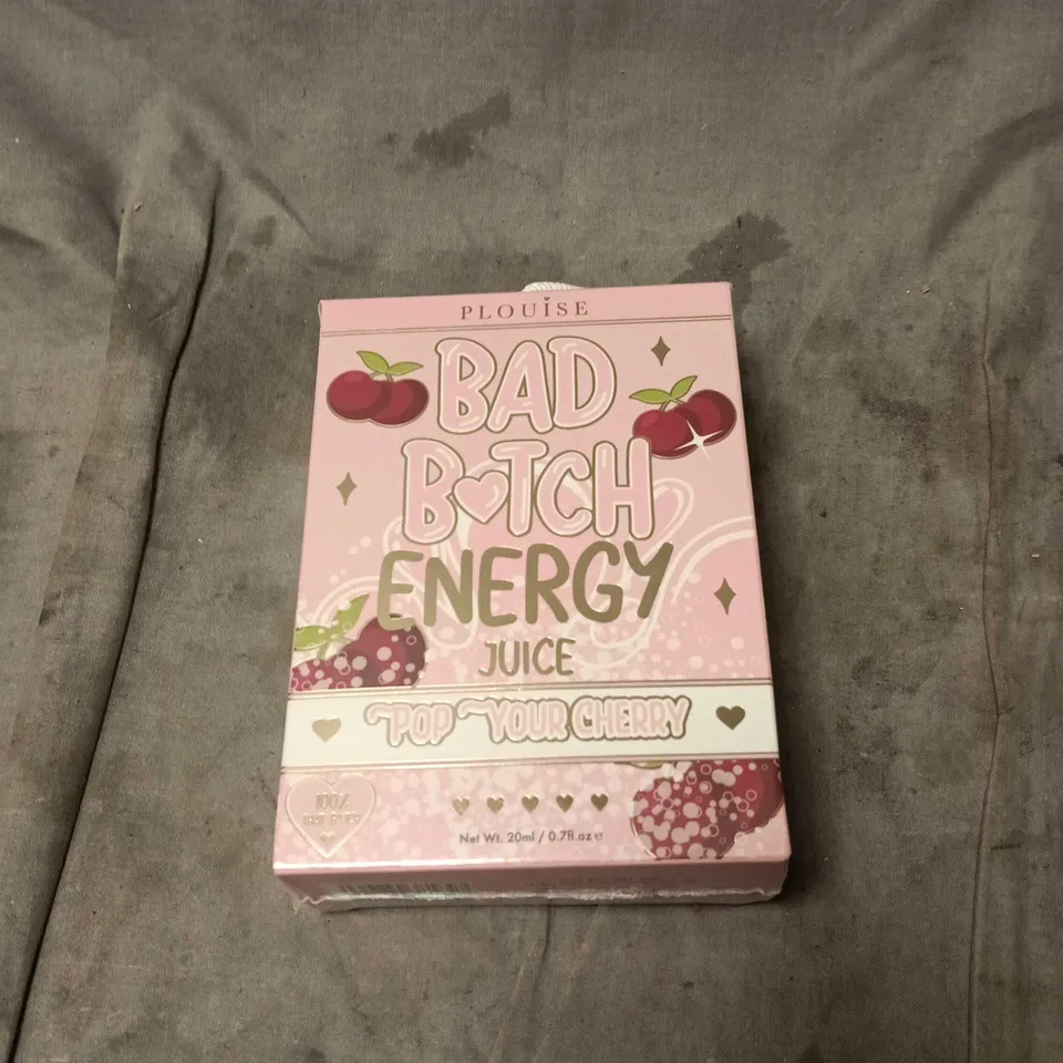 PLOUISE BAD BITCH ENERGY POP YOUR CHERRY. 1 X LIP CONDITIONER, 1 X LIP OIL. BOXED SEALED
