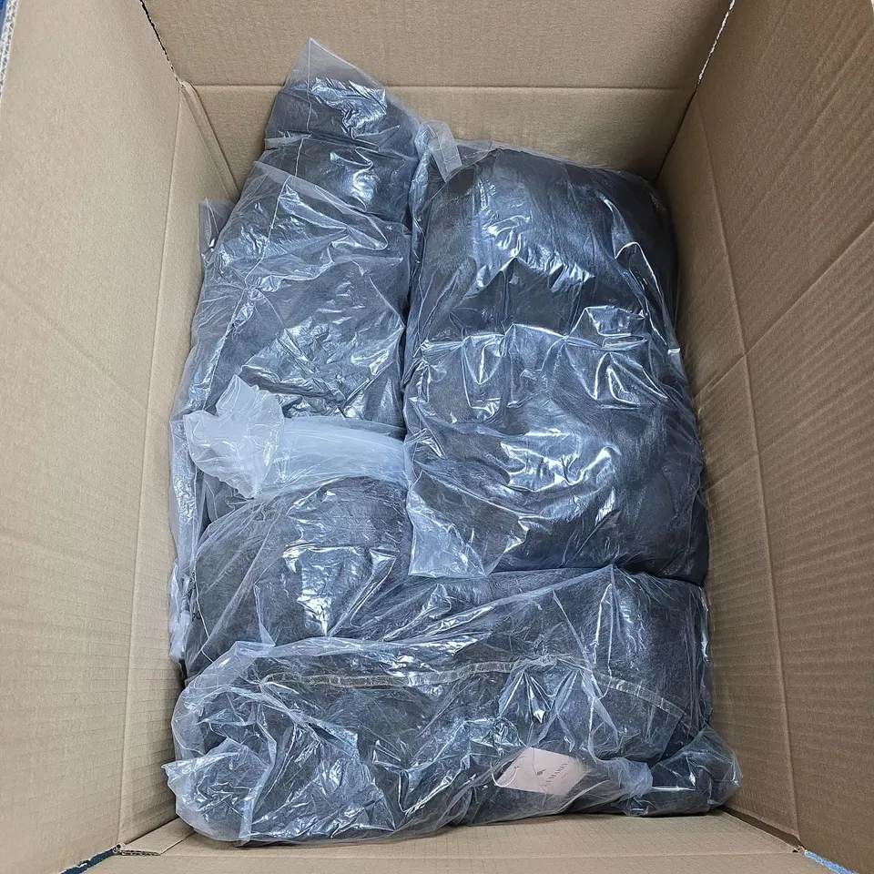 BOX OF APPROXIMATELY 8 ASSORTED CLOTHING ITEMS TO INCLUDE LA MAREY LONGLINE CARDIGAN ETC