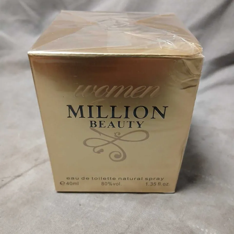 BOXED AND SEALED WOMEN MILLION BEAUTY EAU DE TOILETTE 40ML
