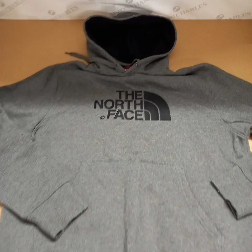 THE NORTH FACE GREY HOODIE SIZE L