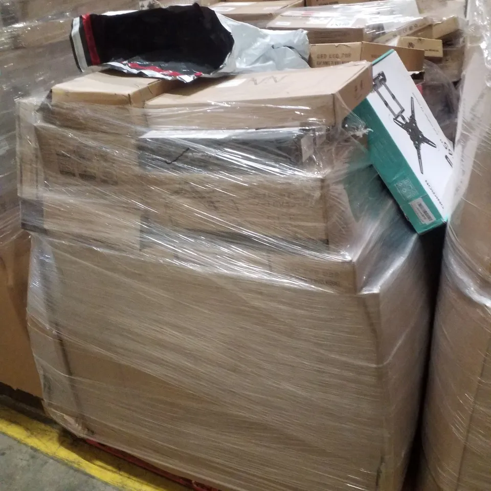PALLET CONTAINING ASSORTED MOUNTS/STANDS FOR TVS, MONITORS, PHONES & TABLETS