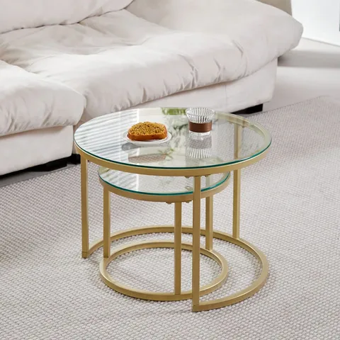 BOXED AGATHO COFFEE TABLE (SET OF 2)