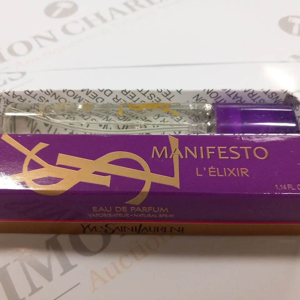 BOXED YVES SAINT LAURENT MANIFESTO L'ELIXIR EAU DE PARFUM 33ML