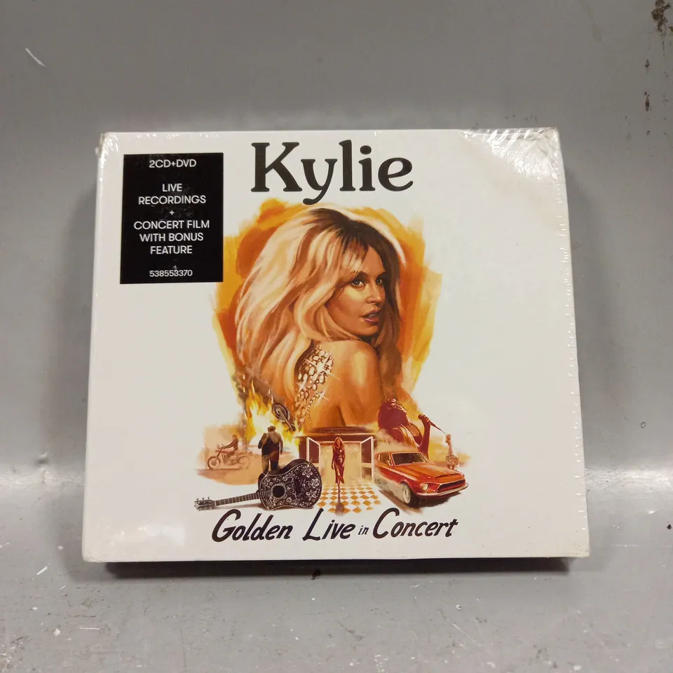 SEALED KYLIE GOLDEN LIVE IN CONCERT BONUS CD & DVD COLLECTION 