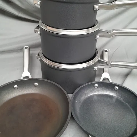 BOXED NINJA STACKABLE 5 PIECE COOKWARE SET C5500UK