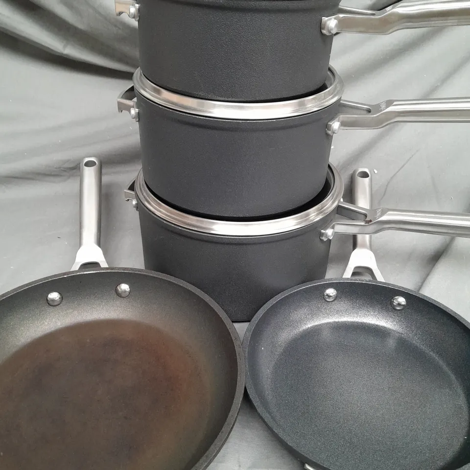 BOXED NINJA STACKABLE 5 PIECE COOKWARE SET C5500UK