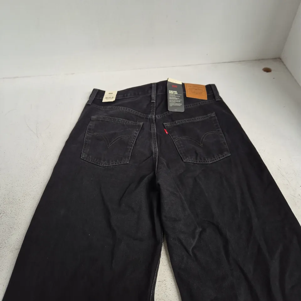 LEVI'S JEANS – BLACK DENIM, MEN'S – RED TAB 