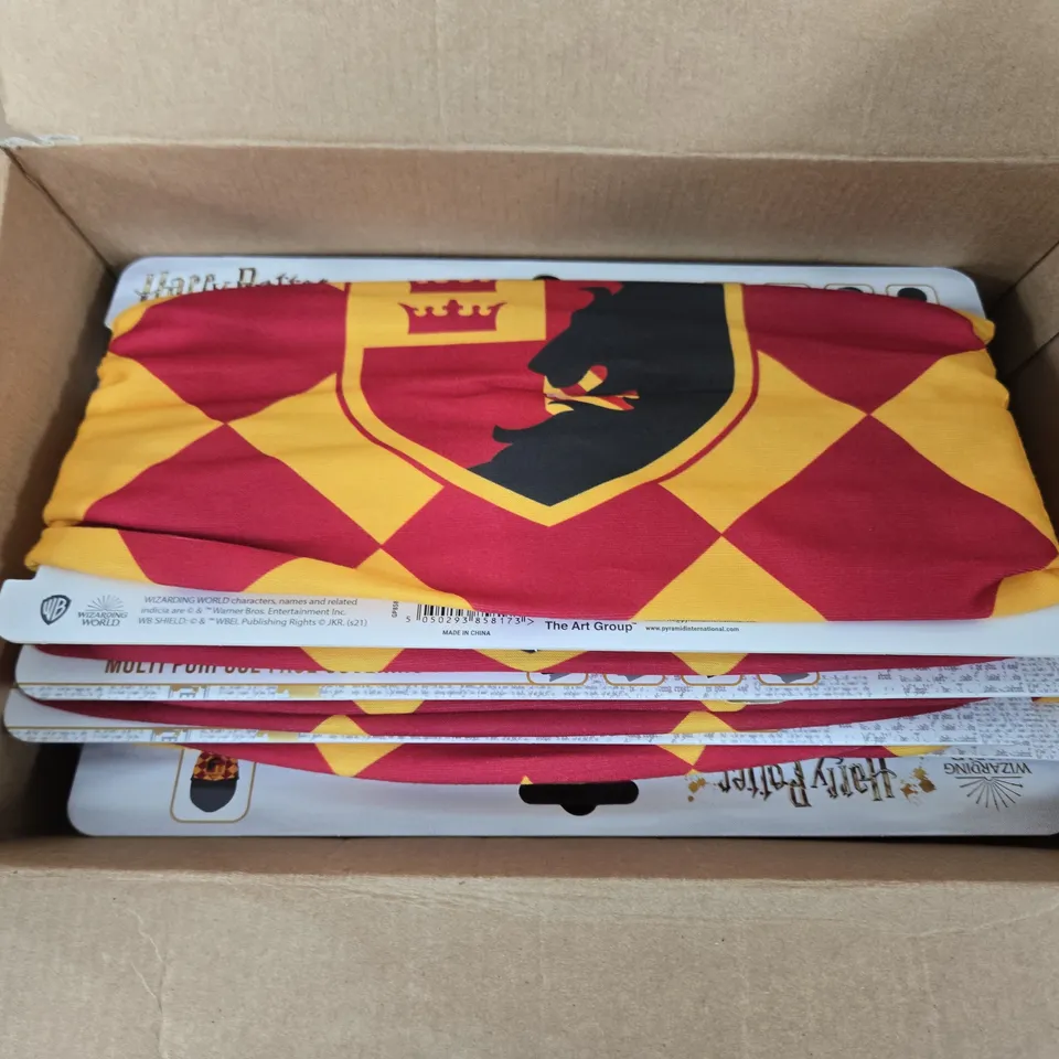BOX OF APPROXIMATELY 20 HARRY POTTER GRYFFINDOR FACE MASKS