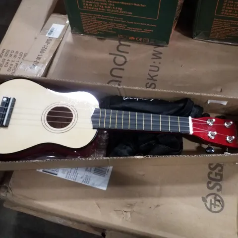 BOXED DISPLAY4TOP 21 INCH SOPRANO UKULELE WITH GIG BAG, PICKS,EXTRA STRINGS - NATURAL