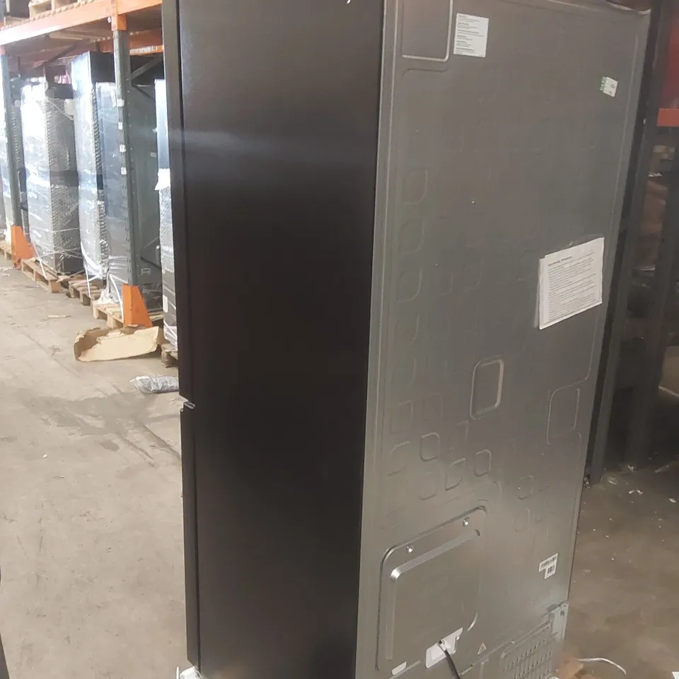HISENSE PUREFLAT INFINITE RQ5P470SMFE WIFI CONNECTED TOTAL NO FROST MULTI-DOOR AMERICAN FRIDGE FREEZER - BLACK / STAINLESS STEEL - E RATED