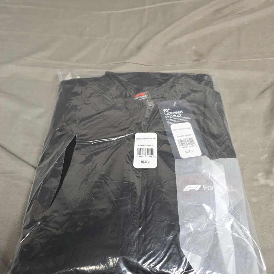 FORMULA 1 BLACK HOODIE SIZE L