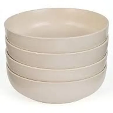 THE VERY COLLECTION CREAM SET OF 4 SAINTES PASTA BOWLS