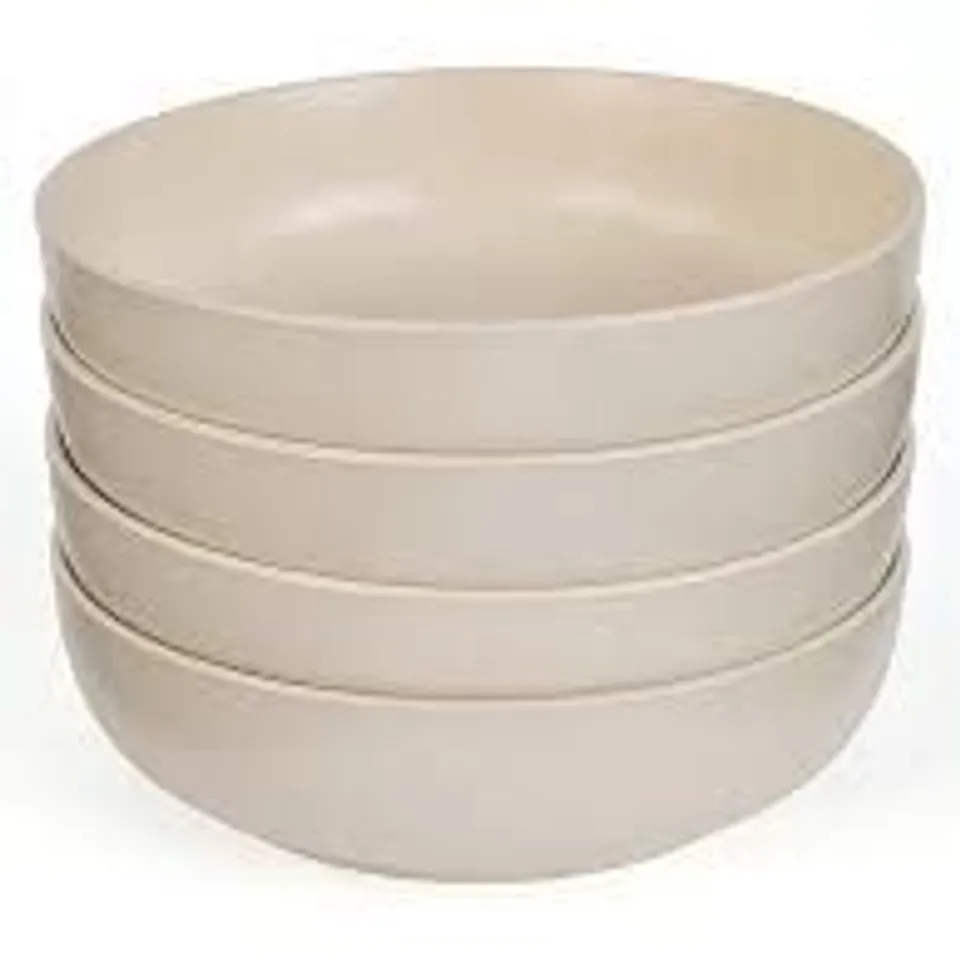 THE VERY COLLECTION CREAM SET OF 4 SAINTES PASTA BOWLS