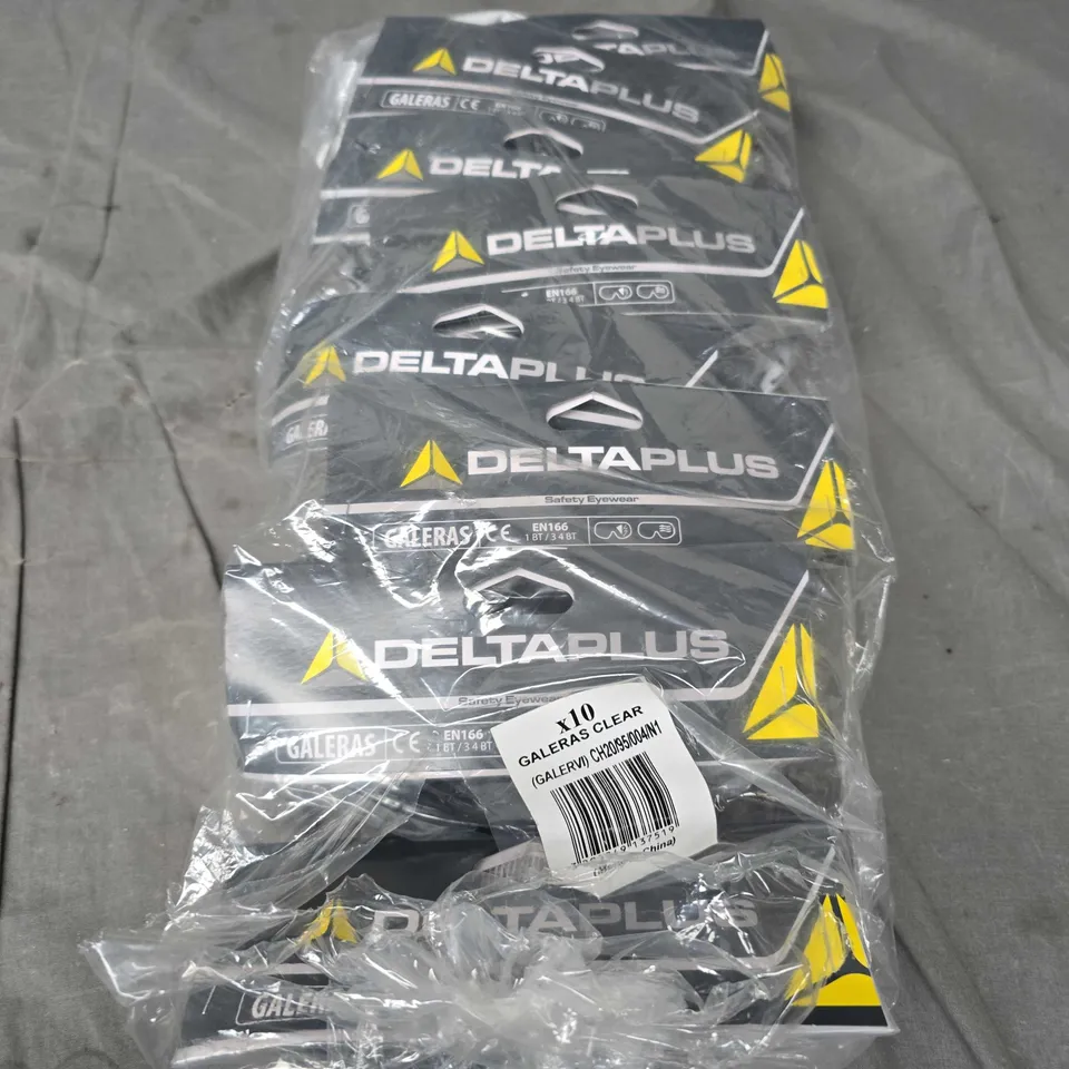 10 X DELTAPLUS SAFETY EYEWEAR GLASSES 