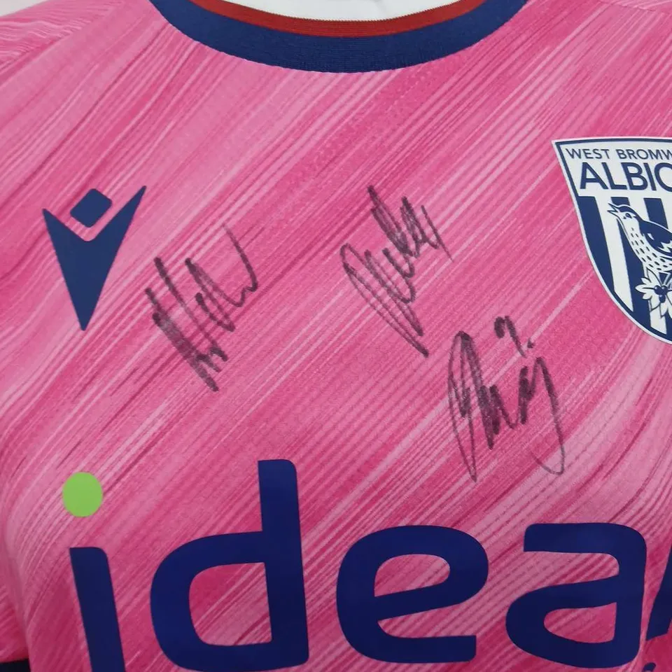 SIGNED MACRON WEST BROM AWAY 24/25 JERSEY - LARGE