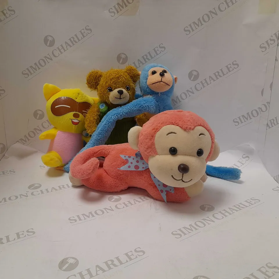 APPROXIMATELY 4 BRAND NEW ASSORTED SOFT TOYS