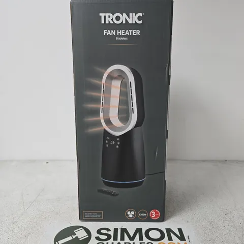 BOXED TRONIC BLADELESS FAN HEATER IN BLACK