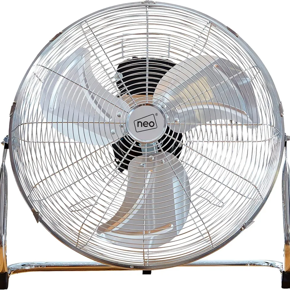 BOXED NEO 16'' HIGH VELOCITY BLACK FLOOR GYM FAN (1 BOX)