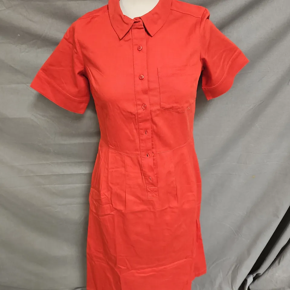SEASALT CORNWALL BIRCH GLADE DRESS IN DARK CINNAMON SIZE 8