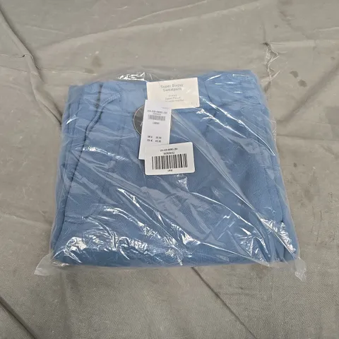 BAGGED HOLLISTER SUPER BAGGY SWEATPANT - BLUE, LARGE