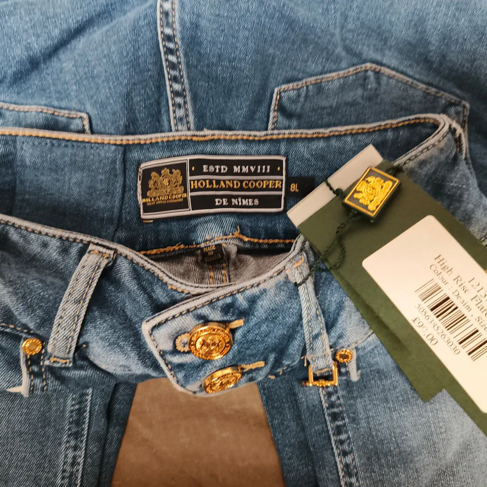 Holland Cooper Jeans - Denim, Women's High Rise, UK 8L