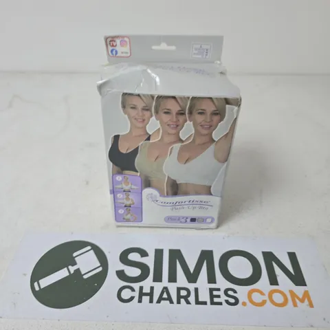 BOXED COMFORTISSE PUSH UP BRA (3 PACK) - LARGE