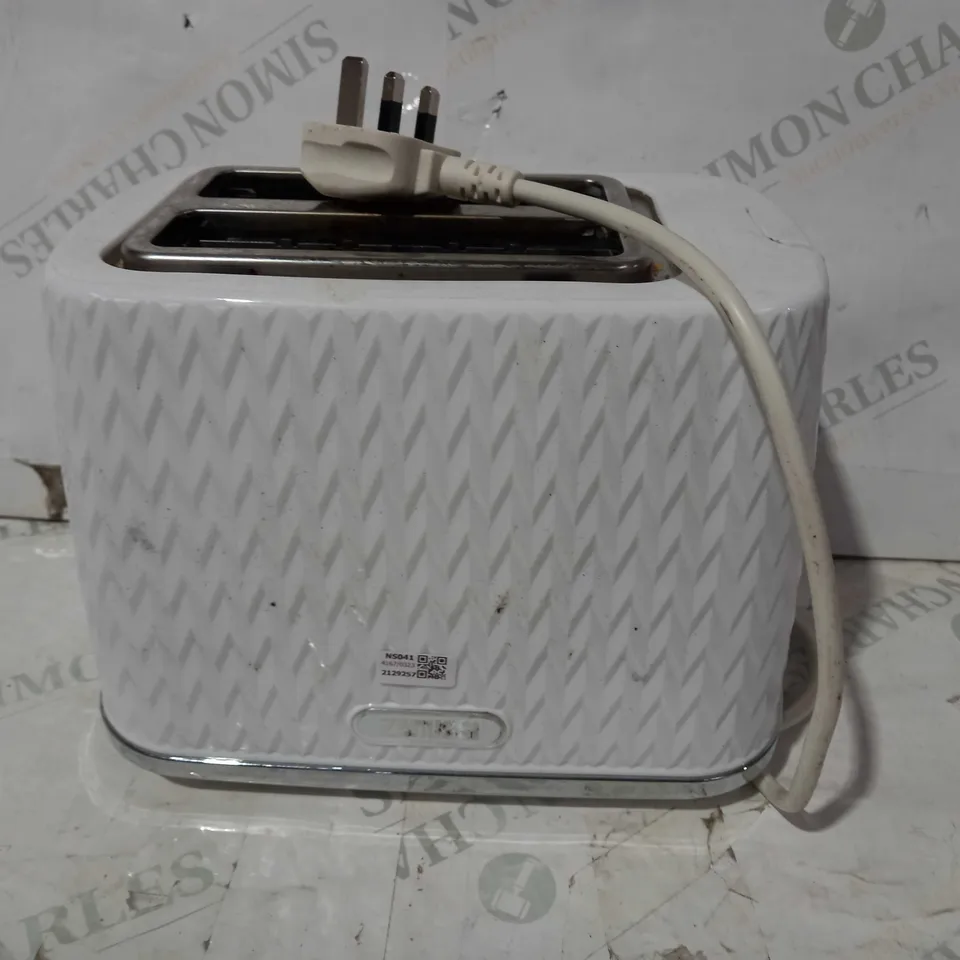 ZANUSSI 2-SLICE TOASTER IN WHITE