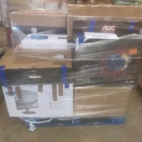 PALLET OF APPROXIMATELY 27 ASSORTED MONITORS INCLUDING