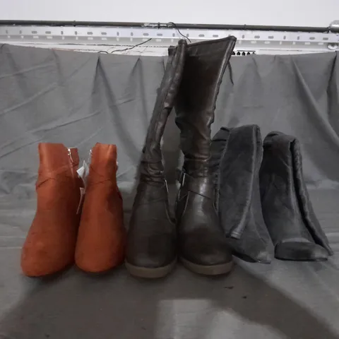 APPROXIMATELY 10 PAIRS OF ASSORTED WOMEN SHOES IN VARIOUS STYLES AND SIZES