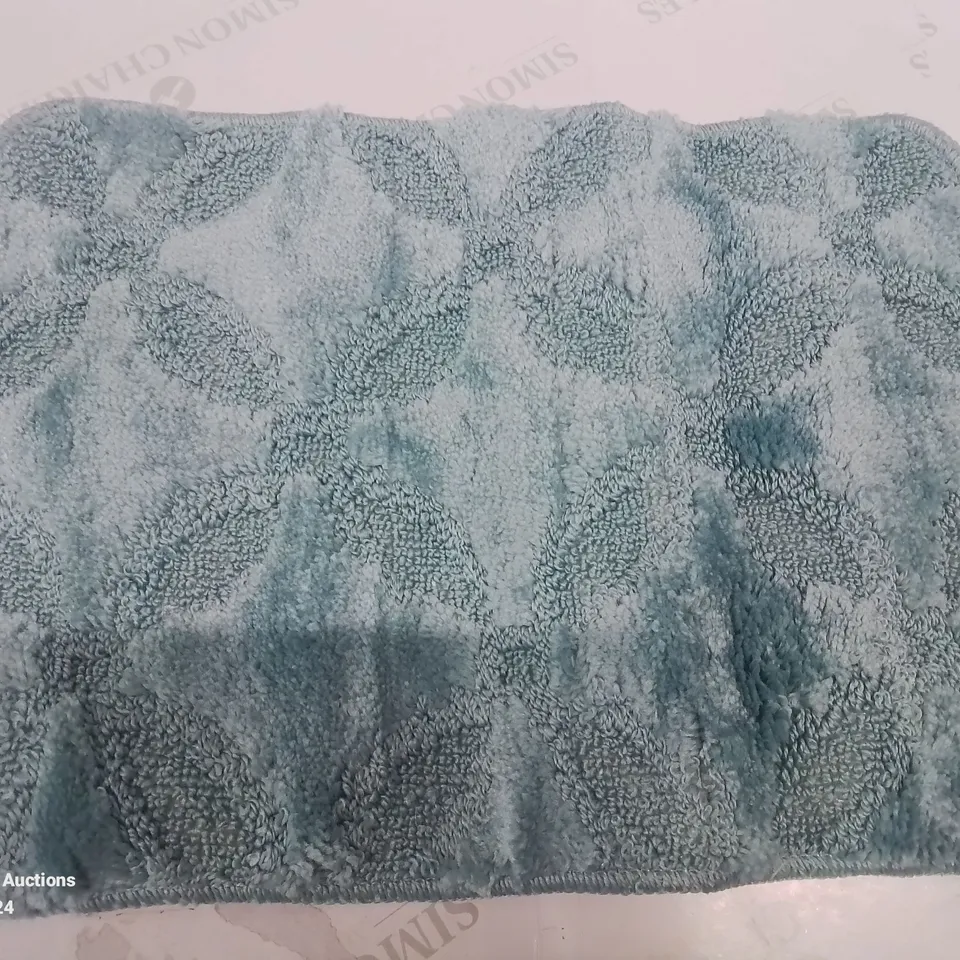 BRAND NEW PACO HOME 880 TALLIN 40X55CM TURQUOISE BATH MAT