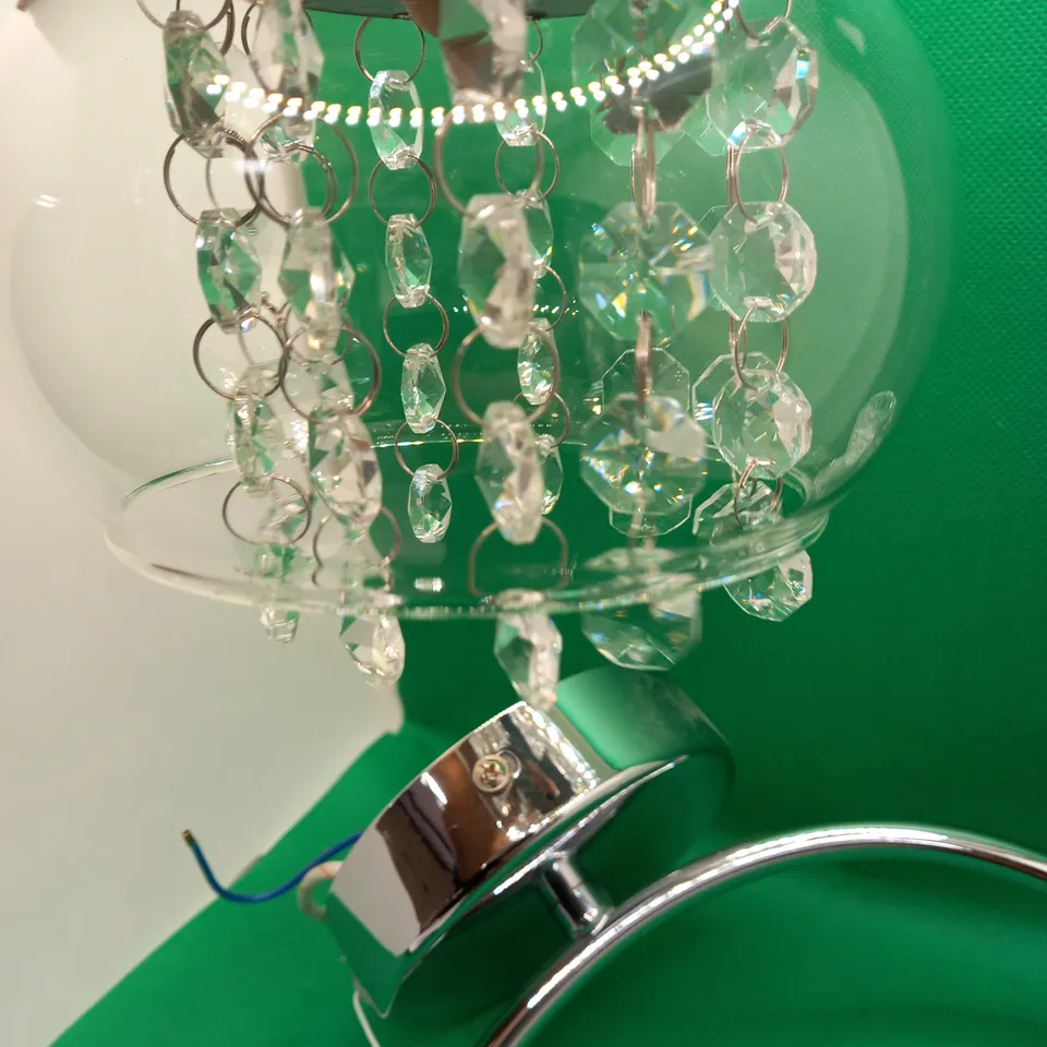 ELMA WALL LIGHT POLISHED CHROME & GLASS