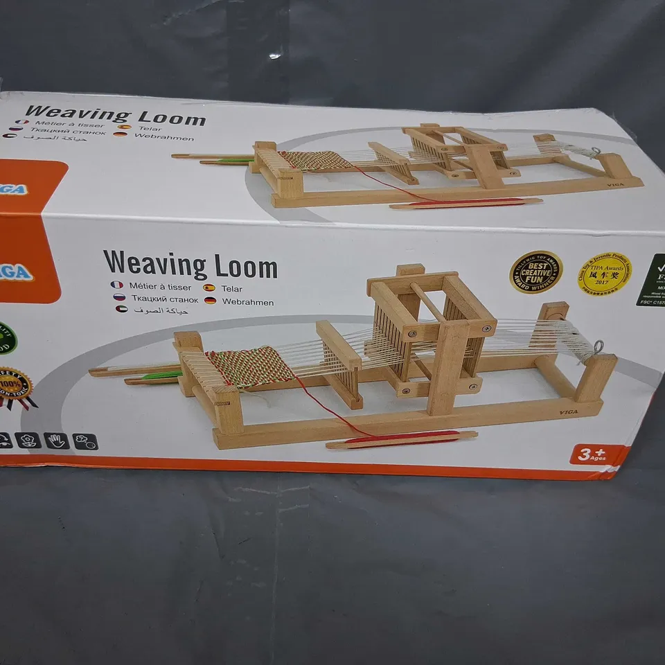 BOXED VIGA WEAVING LOOM