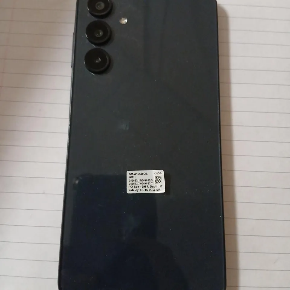 SAMSUNG GALAXY A16 128GB DUAL SIM SMARTPHONE – BLACK (SM-A166B/DS)