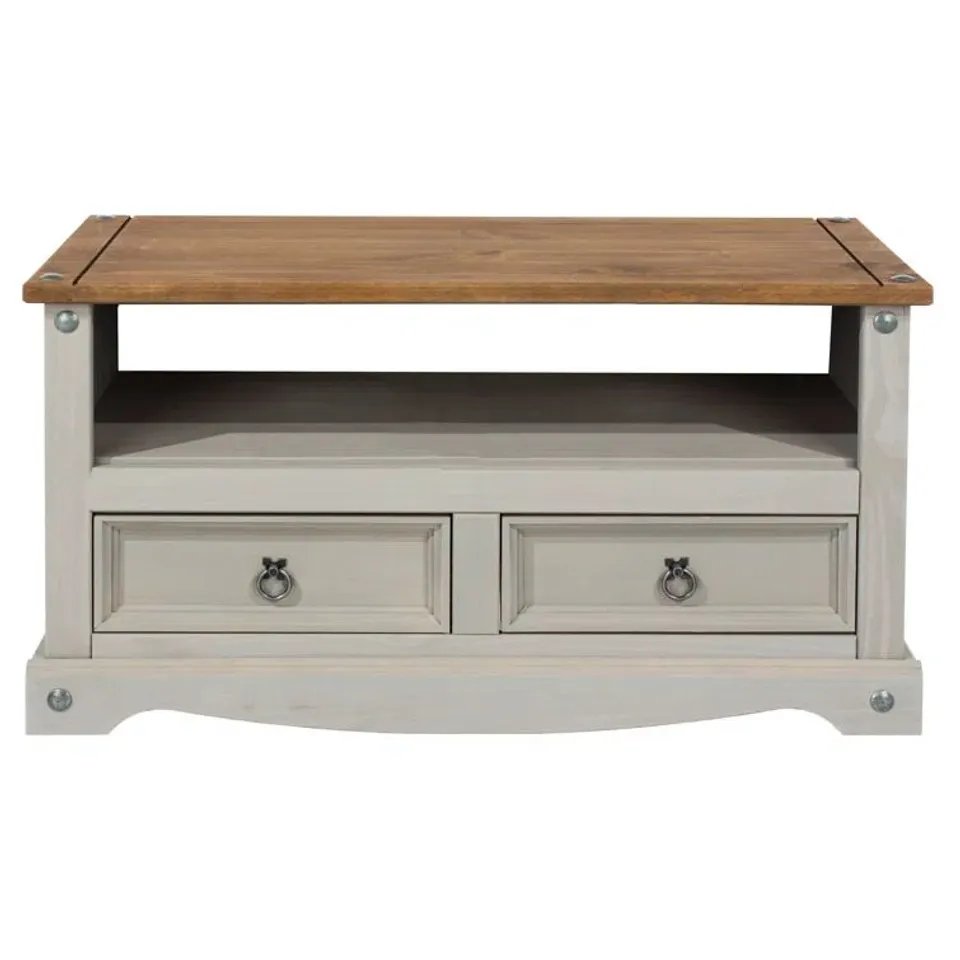 BOXED CHOE SOLID WOOD TV STAND FOR TVS UP TO 43"