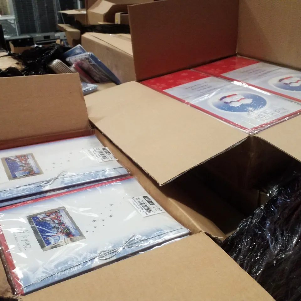 PALLET CONTAINING LARGE QUANTITY OF ASSORTED GREETINGS CARDS